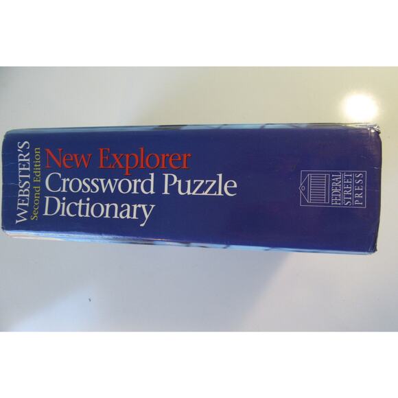 Webster's New Explorer Crossword Puzzle Dictionary Second Edition - Picture 2 of 9